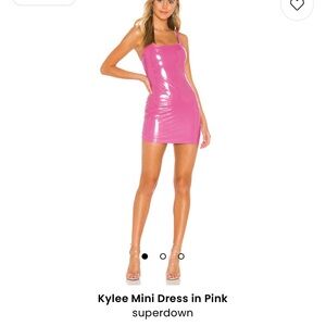 Super down pink dress